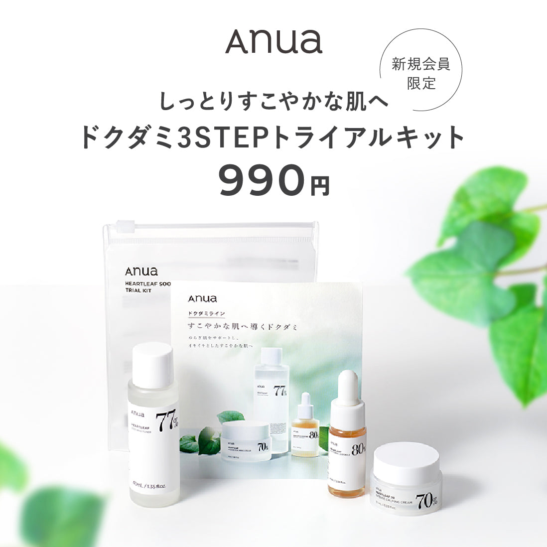 アヌア トライアルキット anua - 基礎化粧品