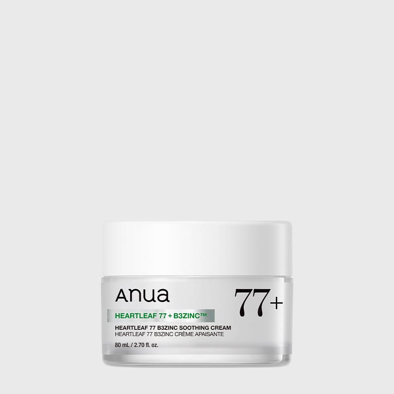 ドクダミ77 B3ZINC™ スージングクリーム 80ml– アヌア Anua