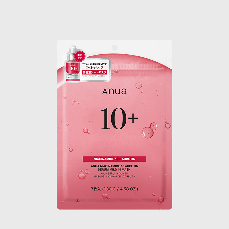 ナイアシン10 アルブチンマスクパック（7枚入り） – アヌア Anua