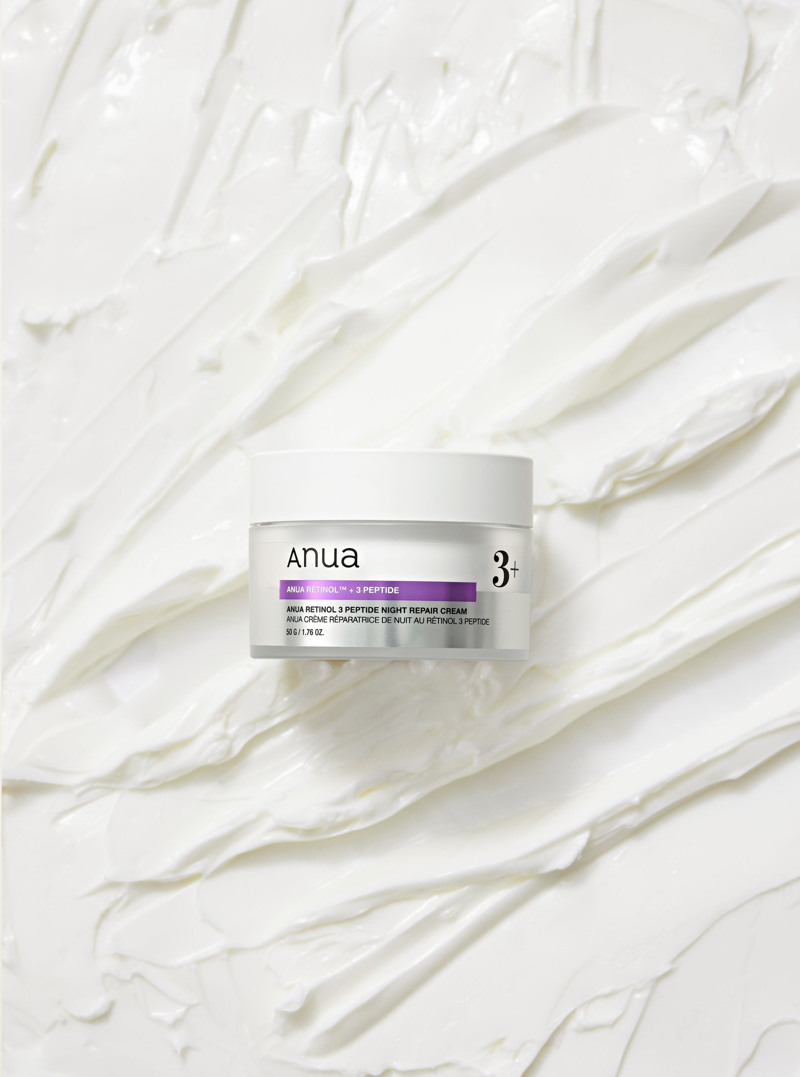 レチノール3ペプチドナイトリペアクリーム 50g – アヌア Anua