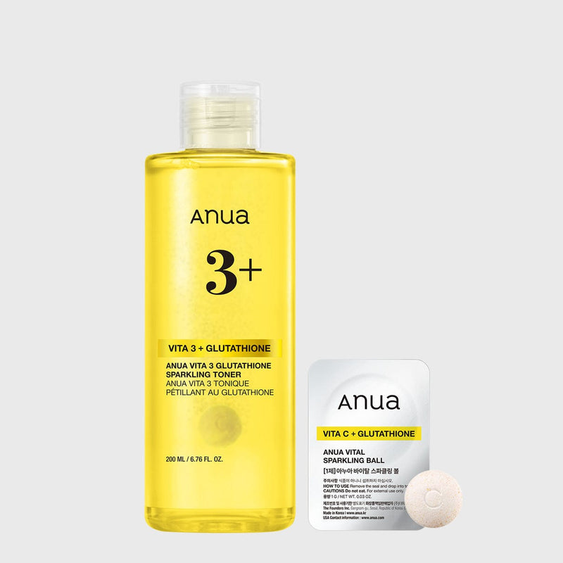 Anua 化粧水 ビタミン3 グルタチオンスパークリングトナー 200ml AA001042