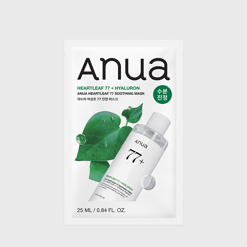 アヌア Anua シートマスク ドクダミ77 スージング マスクパック 1枚 AA001043