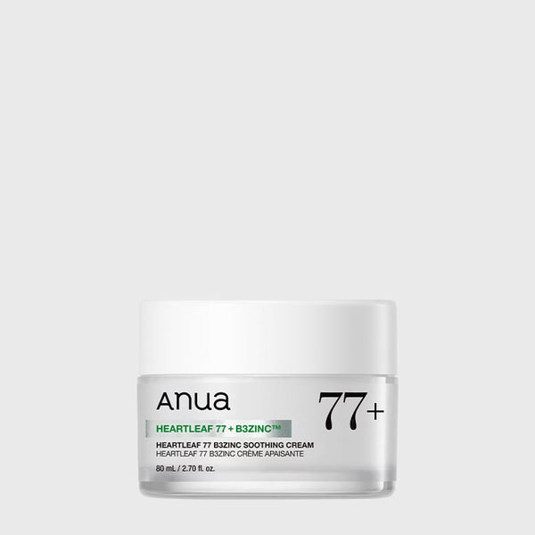 ドクダミ77 B3ZINC™ スージングクリーム 80ml– アヌア Anua