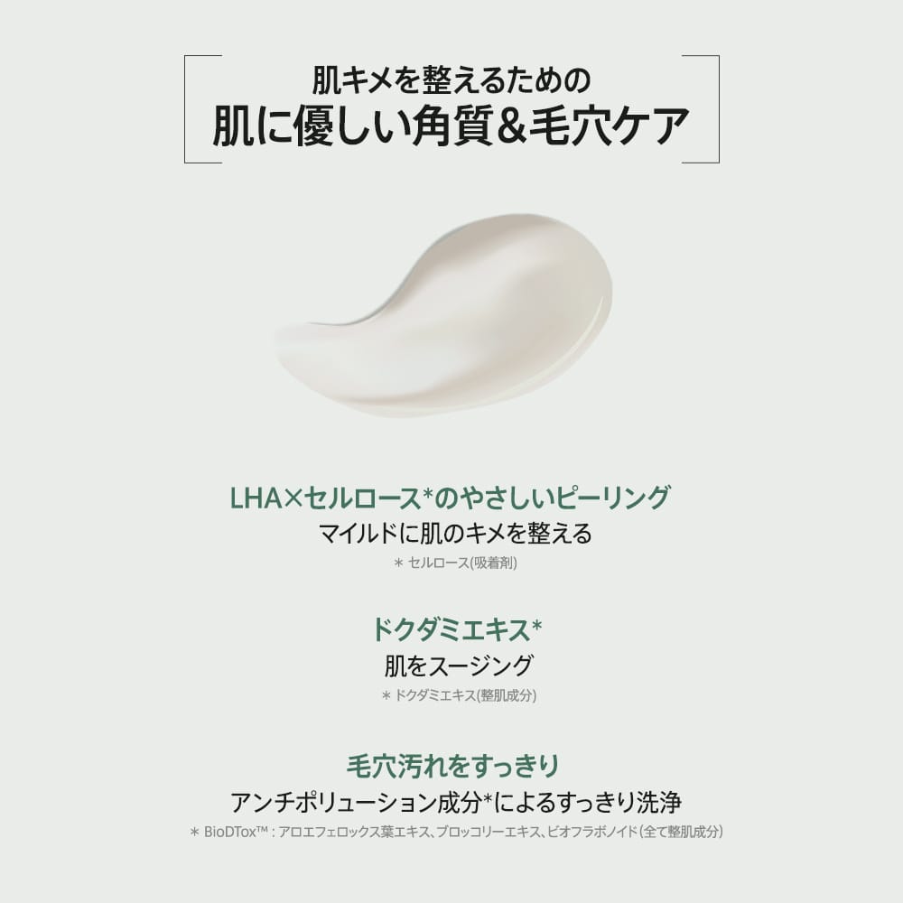 Anua クレンジング ドクダミLHAモイスチャー ピーリングジェル 120ml AA000191