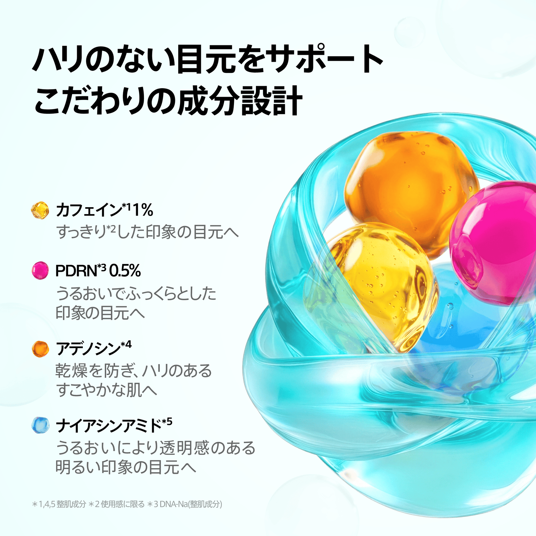 アヌア Anua 乳液/クリーム PDRN カフェイン モイストリッチ アイクリーム 20ml