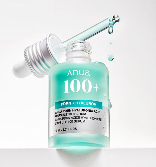 Anua 美容液 PDRNセラム30ml (容器:瓶タイプ) PDRN ヒアルロン酸カプセル100 セラム（全2種）